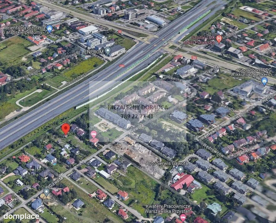 Ursynów Gawota, działka pod bliźniaki