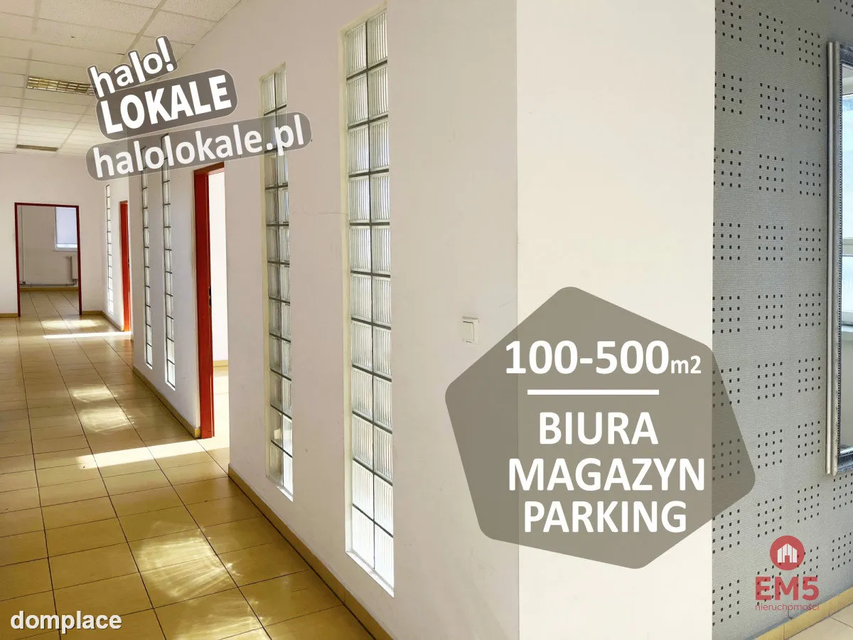 Biuro, magazyn, parking