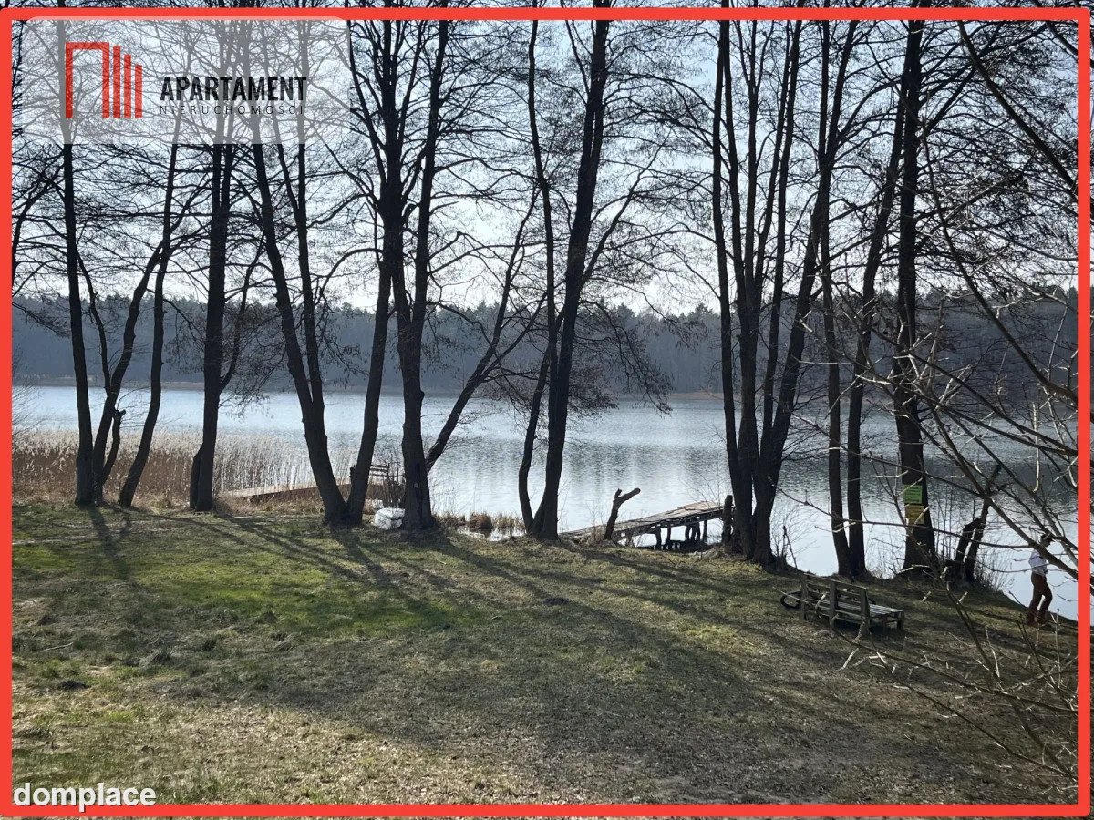 Dołgie, jezioro, las, media ,DZIAŁKI