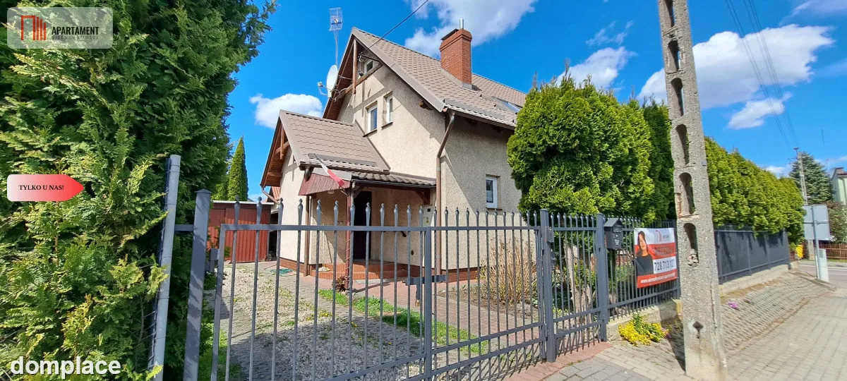 Dom blizniak, centrum, 3 pokoje, ogródek, garaż