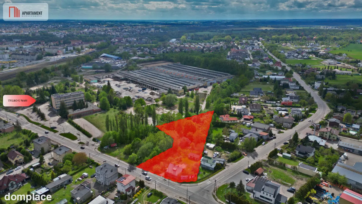Działka inwestycyjna 4150 m² | MPZP | Starogard Gd