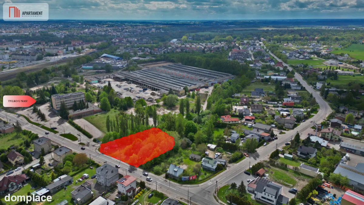 Działka pod działalność produkcyjną i magazynową