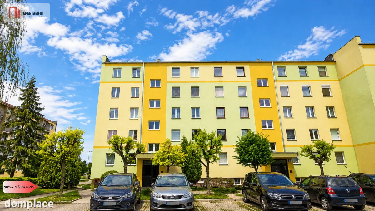 M3 z balkonem z widokiem na panoramę.