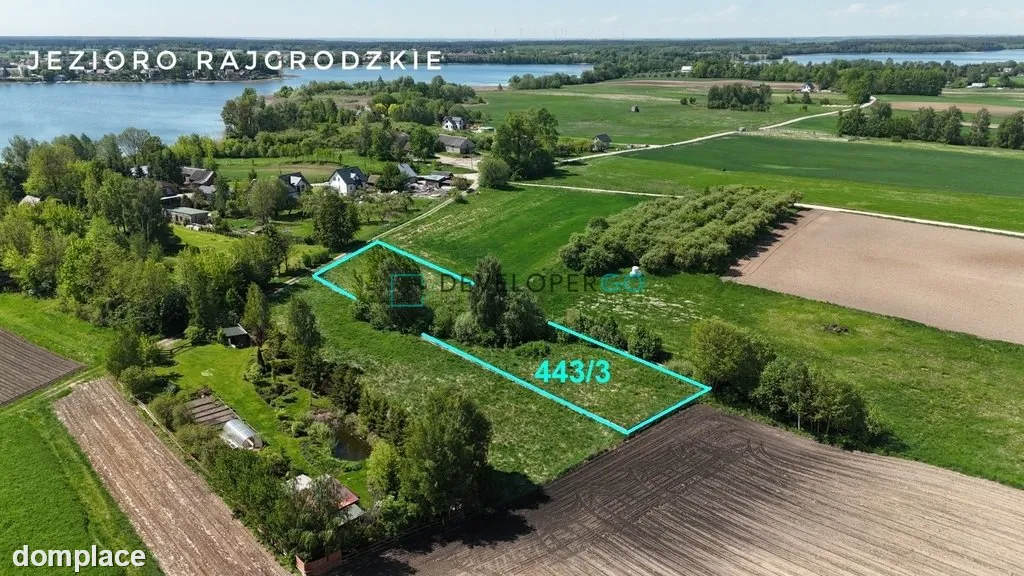 Rajgród ,działka budowlana z WZ - 2445 m²