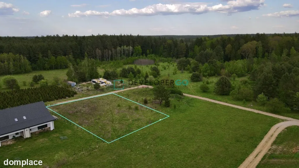 Dz. budowlana 1500 m² | WZ | las, jezioro i miasto
