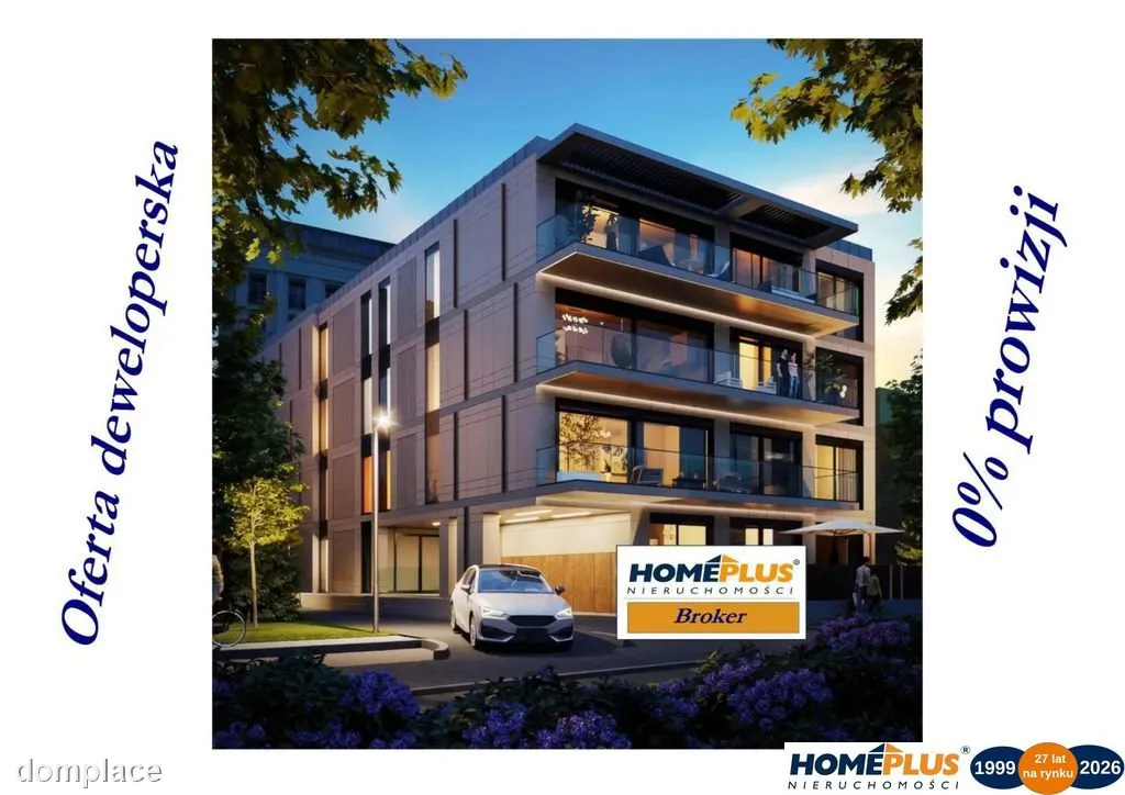 0%, deweloperski apartament - Górny Mokotów