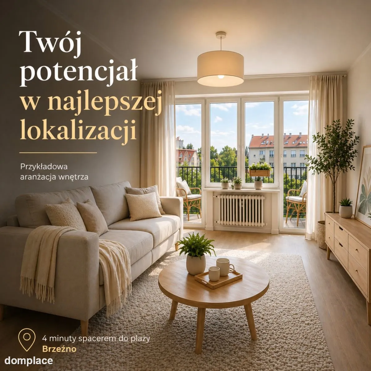 2 pokoje blisko morza | Brzeźno |