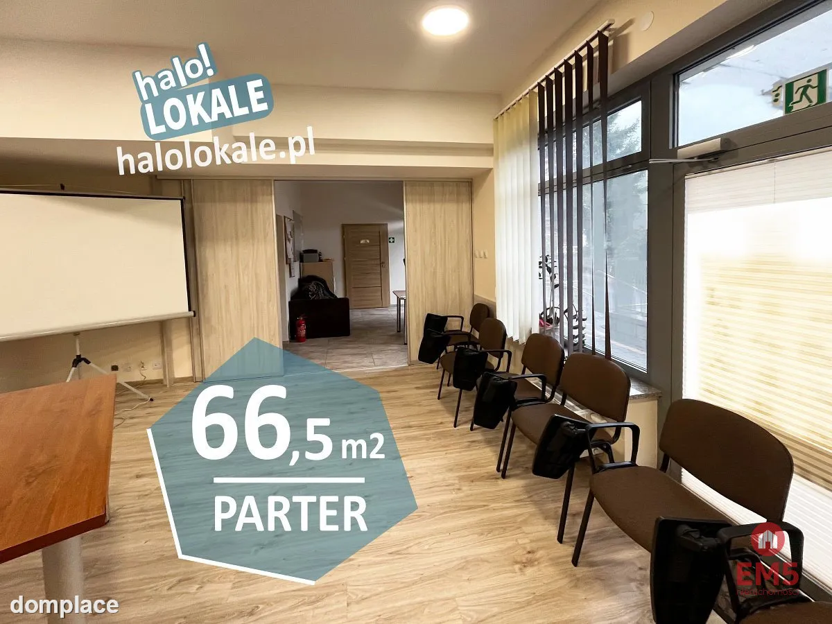 Ładny lokal 66 m2, parter. Polecamy
