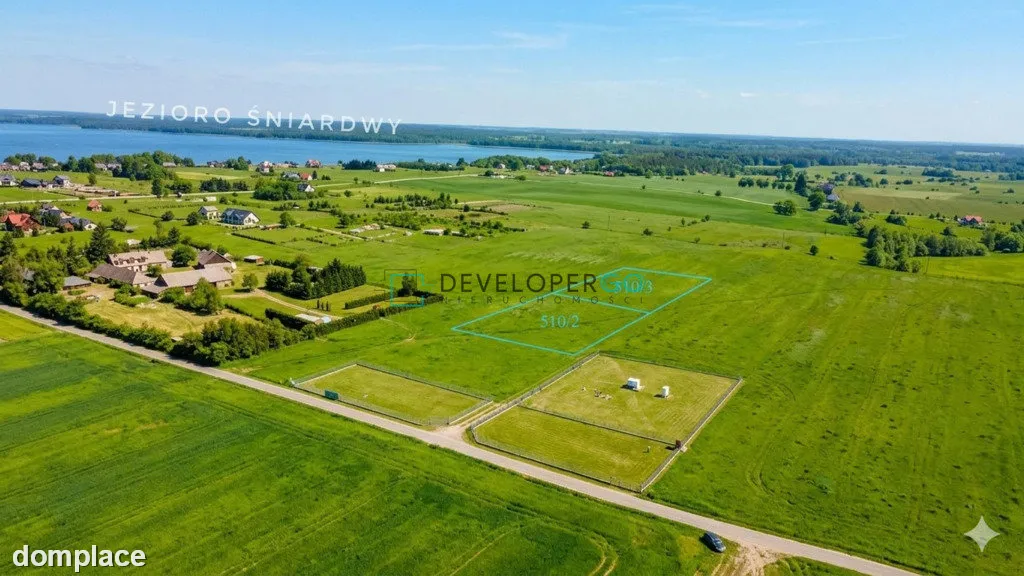 Działki budowlane w Nowych Gutach, 1 km od jeziora